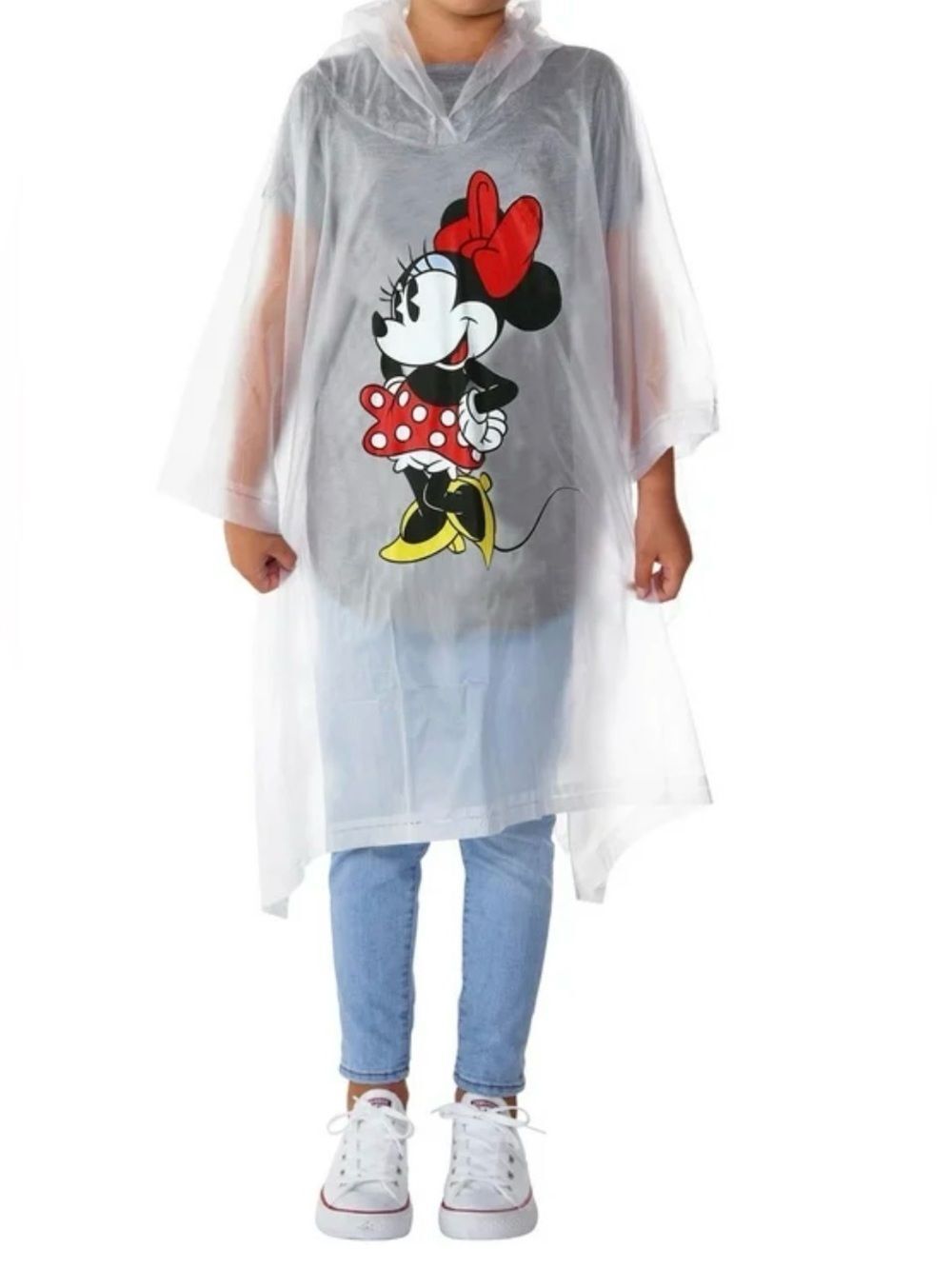 Disney Parks Rain Poncho Adult One Size Orlando Minnie Mouse